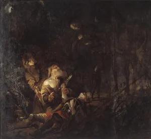 Carel Von Mander Prints: Prince Sven's body is found, 1624-1670. Creator: Karel van Mander III