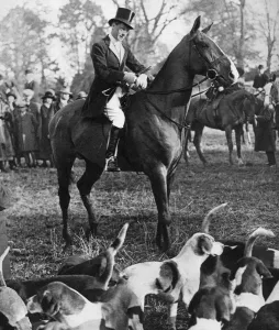 Riding Dress Prints: The Prince of Wales with the Beaufort Hunt, 1923