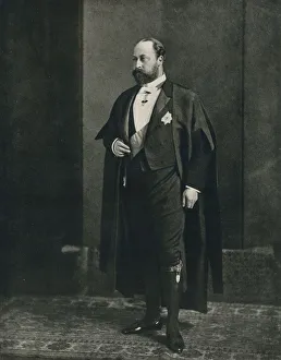 W D Downey Prints: The Prince of Wales as a bencher of the Middle Temple, 1884 (1910). Artist: W&D Downey