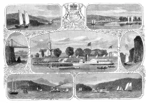 Welcoming Party Prints: The Prince of Wales in Canada, 1860. Creator: Smyth