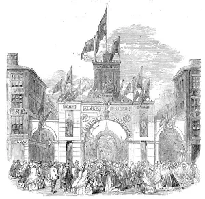 Union Jacks Prints: The Prince of Wales in Canada - the Orangemen's Arch at Toronto