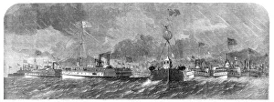 Flotilla Prints: The Prince of Wales in Canada - His Royal Highness escorted to Montreal by a fleet