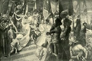 Maharaja Gallery: The Prince of Wales Conferring the Order of the Star of India at Calcutta, 1901