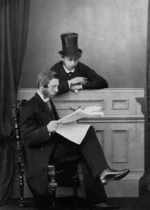 Frederick Iii Prints: The Prince of Wales and Crown Prince Frederick William of Prussia, Windsor, 1863 (1964)