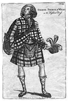 The Prince of Wales, the future King George IV (1762-1830), in the Highland Dress