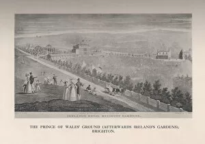 George Hunt Gallery: The Prince of Wales Ground (afterwards Irelands Gardens), Brighton, Sussex, 19th century (1912)