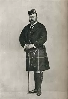 Sir Richard Gallery: The Prince of Wales in Highland costume, c1886 (1910). Artist: W&D Downey