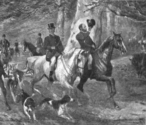 King Edward Vii Collection: The Prince of Wales as a Hunting-man, late 19th century, (1901). Creator: Unknown