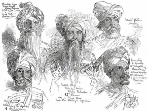 Faithful Prints: The Prince of Wales in India: native soldiers distinguished for their services