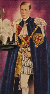 Commemorative Prints: The Prince of Wales at his investiture as a Knight of the Garter, 1911 (1935)