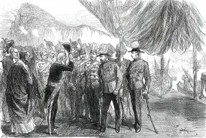 Connaught Duke Of Prints: The Prince of Wales at landing at Gibraltar