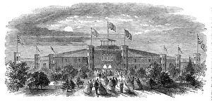 Turret Prints: The Prince of Wales at Montreal - The Ball-Pavilion, 1860. Creator: Unknown