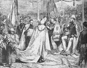 Member Prints: The Prince of Wales presiding at a Grand Chapter of the Star of India at Calcutta