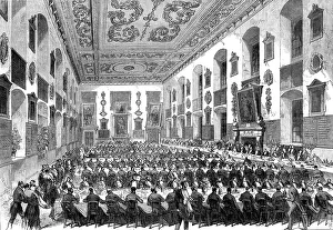 The Prince of Wales at St. Bartholomew's Hospital, 1868. Creator: Unknown