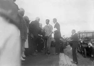 The Prince of Wales on a tour of the Isle of Wight, 1926. Creator: Kirk & Sons of Cowes