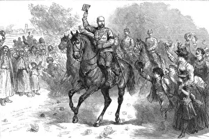 King Edward Vii Collection: The Prince of Wales in the uniform of the Twelfth Hungarian Hussars, 1888. Creator: Unknown