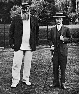 Images Dated 3rd September 2009: The Prince of Wales and WG Grace, 1911 (1951)