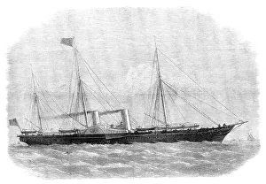Edwin Weedon Prints: The Prince of Wales's new steam-yacht Osborne, 1871. Creator: Unknown