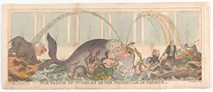 Pall Mall Gallery: The Prince of Whales or the Fisherman at Anchor, May 1, 1812. Creator: George Cruikshank