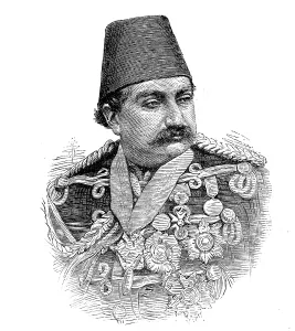 Prince Zil-Ul-Sultan, eldest son of the Shah of Persia, 1881. Creator: Unknown