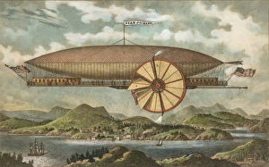 Propellor Gallery: Princes Aerial Ship. Star of the East!, 19th century. 19th century