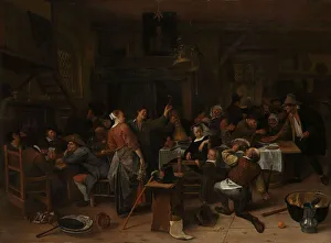 Festivities Prints: Prince's Day, 1660-1679. Creator: Jan Steen