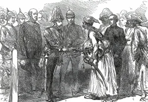 Racism Prints: The Prince's Levee at Bombay: Receiving the Maharana of Oudeypore
