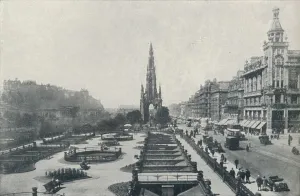 Princes Street Prints: Princes Street, Edinburgh, 1910. Artist: Valentine & Sons Ltd