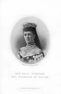 Alexander Bassano Collection: Princess Alexandra of Denmark, Princess of Wales, 1899. Artist: C Cook