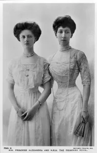 Princess Alexandra and the Princess Royal, late 1900s(?)