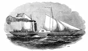 The Princess Alice, government steamer, 1844. Creator: Unknown