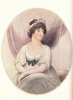 Beechey Gallery: Princess Amelia, (1783-1810), 1797. Youngest daughter of King George III. (1906)