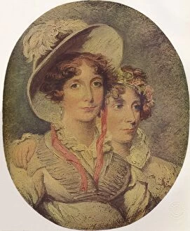 Caroline Of Brunswick Wolfenbuttel Gallery: Princess Amelia of Brunswick and Her Daughter Princess Charlotte, 1919. Artist: George Hayter