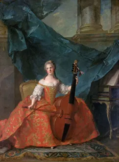 Nattier Prints: Princess Anne Henriette of France (1727-1752). Artist: Nattier, Jean-Marc (1685-1766)