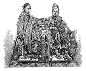 C Barbant Prints: The Princess of Bhopal, India, 1895. Artist: Charles Barbant