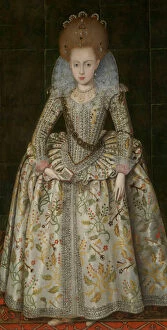 Princess Elizabeth Gallery: Princess Elizabeth (1596-1662), Later Queen of Bohemia, ca. 1606. Creator: Robert Peake I