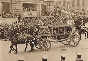 Lascelles Prints: Princess Elizabeth and her cousin Lord Lascelles with the Princess Royal, 1937