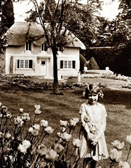 Young Prints: Princess Elizabeth, future Queen Elizabeth II of Great Britain, Windsor, 1930s