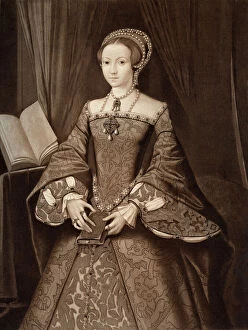 Images Dated 13th February 2007: Princess Elizabeth, later Queen, c1547, (1902)