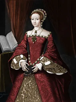Young Prints: Princess Elizabeth, later Queen, c1547, (1902)