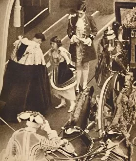 Queen Elizabeth Ii Gallery: Princess Elizabeth Manages the Train, May 12 1937