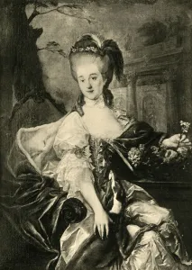 Decolletage Prints: Princess Elzbieta Izabela Czartoryska, 1770s, (1903). Creator: Unknown