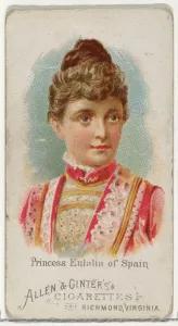 Worlds Beauties Prints: Princess Eulalia of Spain, from Worlds Beauties, Series 1 (N26) for Allen &amp