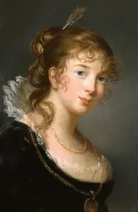 Vigee Le Brun Prints: Princess Frederica Dorothea Louise Philippine of Prussia (1770-1836)