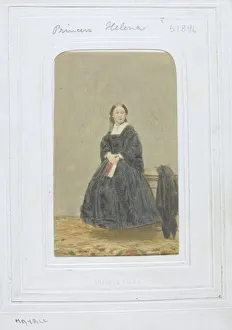 Helena Augusta Victoria Prints: Princess Helena, c. 1860. Creator: John Jabez Edwin Mayall