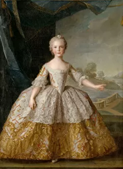 German King Collection: Princess Isabella of Parma (1741-1763) as child. Artist: Nattier, Jean-Marc (1685-1766)