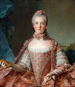 Nattier Prints: Princess Marie Adelaide of France (1732-1800). Artist: Nattier, Jean-Marc (1685-1766)
