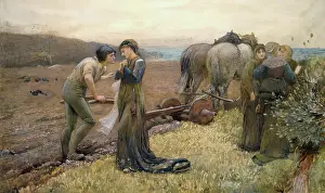 Distracted Prints: The Princess and the Ploughboy, c1874. Creator: George John Pinwell