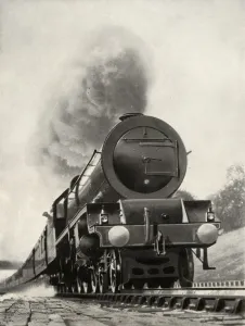 Railway Line Prints: The Princess Royal, a 4-6-2 type express engine on the L. M. S. system, 1935