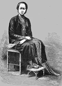 Cameron Collection: Princess Saripa, Java; A Visit to Borneo, 1875. Creator: A.M. Cameron